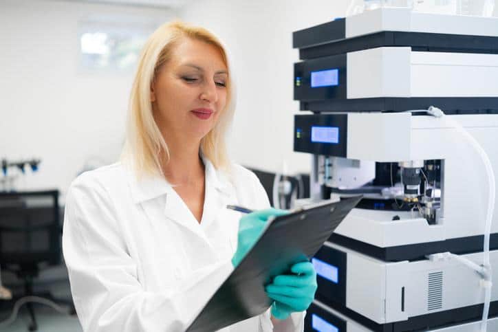 Quality assurance professional recording sensory analysis results
