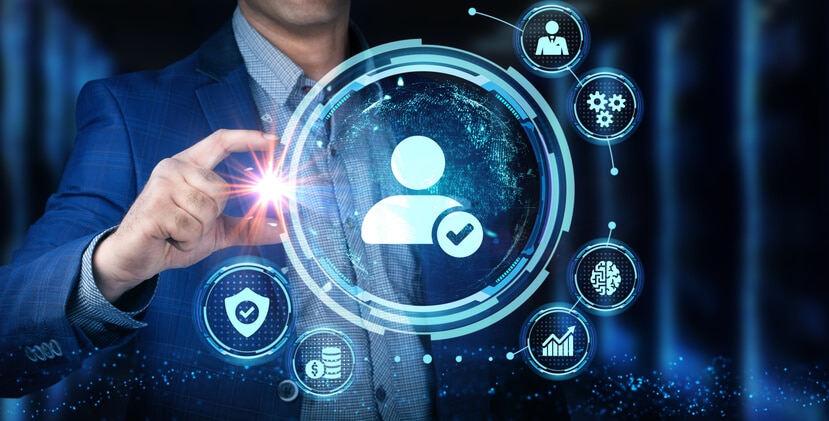 A cybersecurity professional managing identity and access controls within an enterprise network