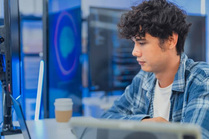 A cybersecurity student learning about authentication and authorization systems