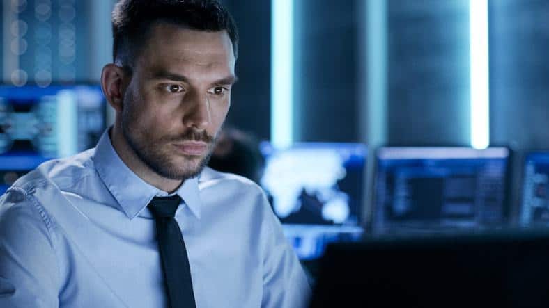 A security operations centre analyst investigating suspicious network activity